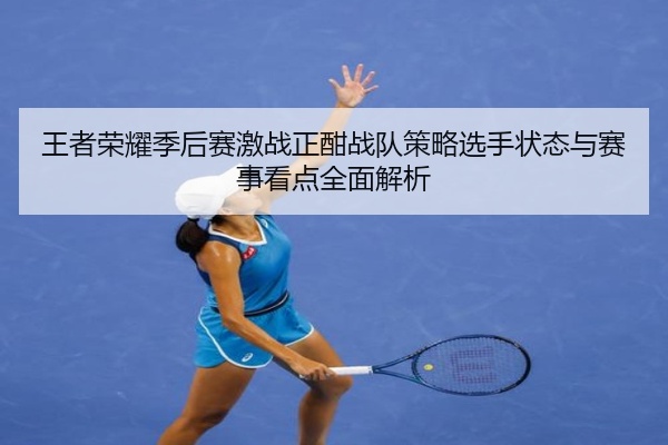 王者荣耀季后赛激战正酣战队策略选手状态与赛事看点全面解析